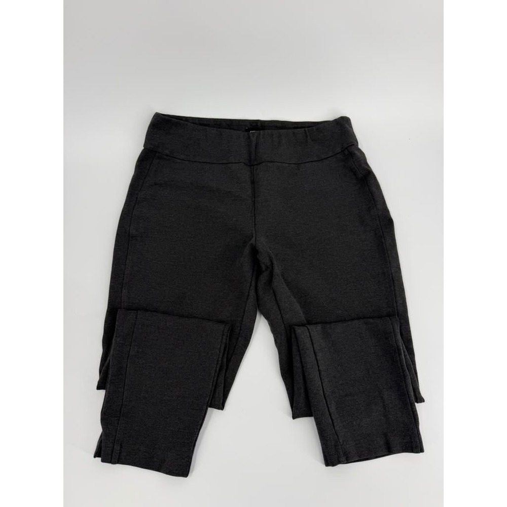 Express Ponte Knit Slim Leg Ankle Pants Modern Womens Size Large Dark Gray 78c